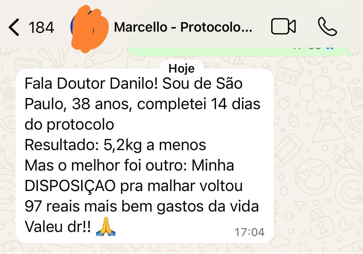 Depoimento de paciente